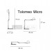 Tolomeo Micro Alu mit Fuß 